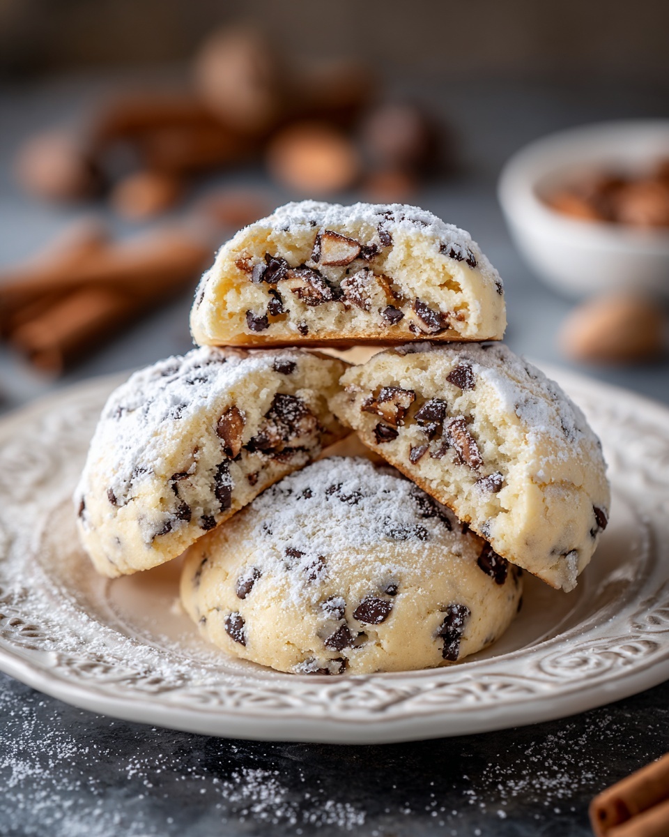 Peanut Butter Chocolate Chip Snowball Cookies Recipe - Recipe Image