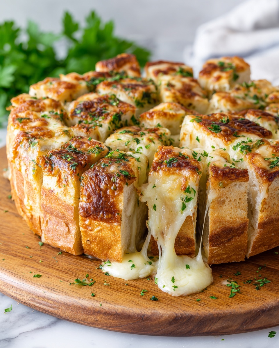 Cheesy Christmas Tree Bread Recipe - Recipe Image