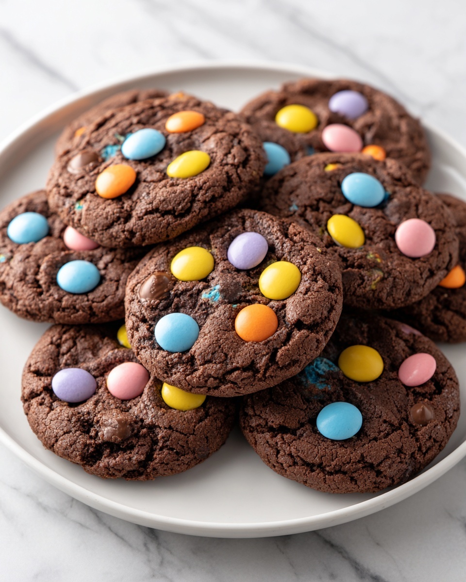 Easter Egg Brownie Cookies Recipe - Recipe Image