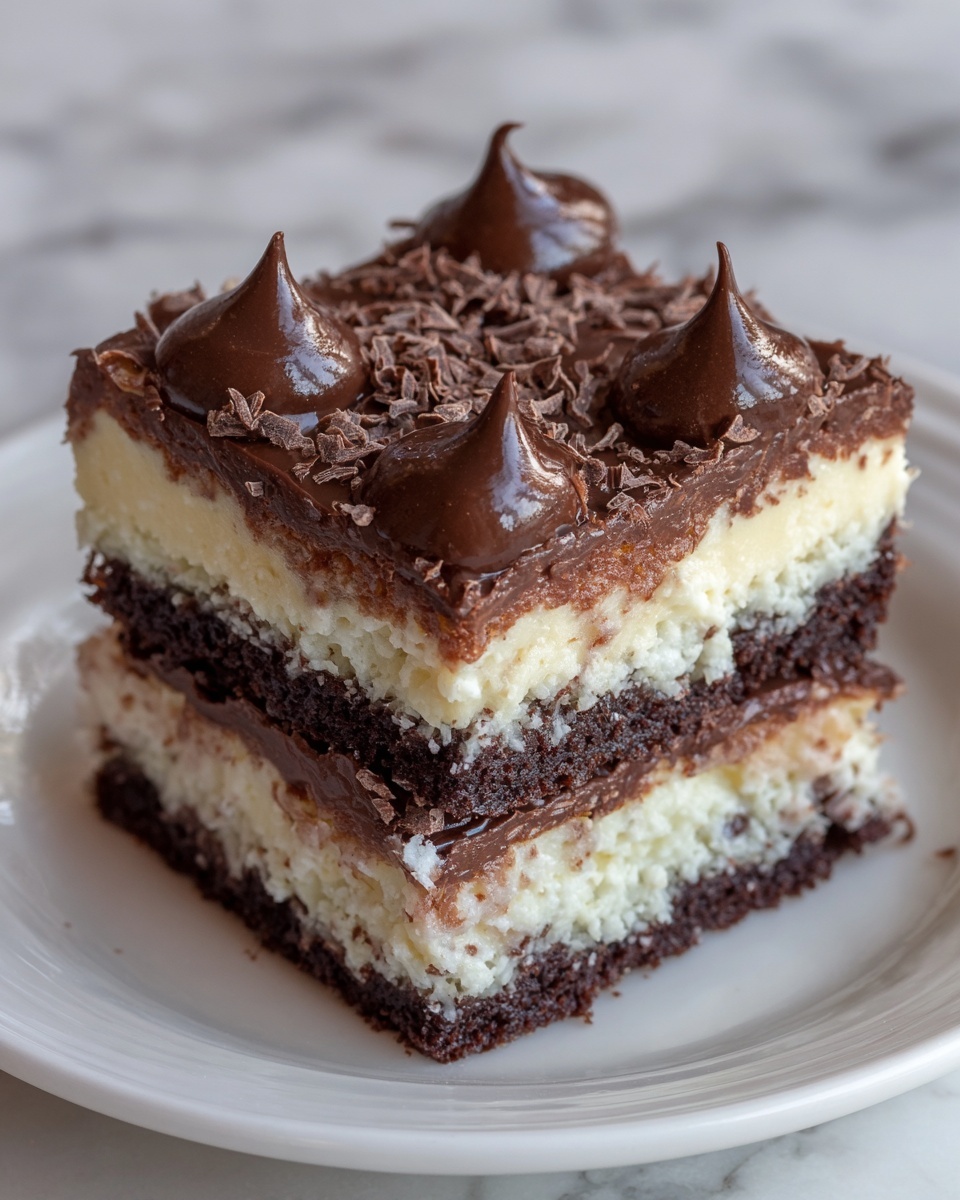 German Chocolate Poke Cake Recipe - Recipe Image
