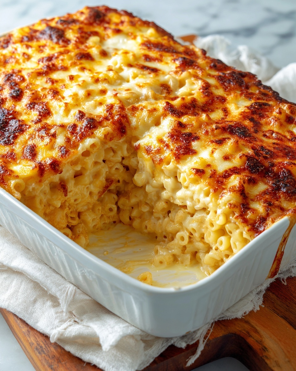 Southern Baked Macaroni and Cheese Soul Food Style Recipe - Recipe Image