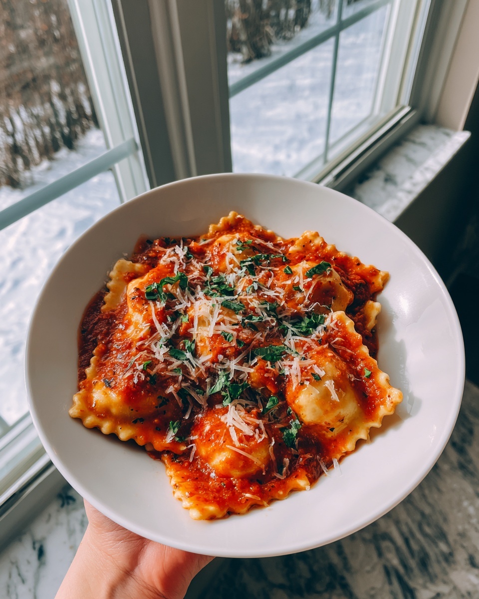 Easy Crockpot Ravioli Lasagna Recipe - Recipe Image