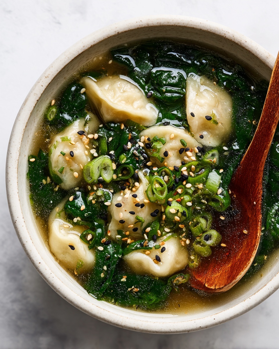 Dumpling and Bok Choy Soup Recipe - Recipe Image