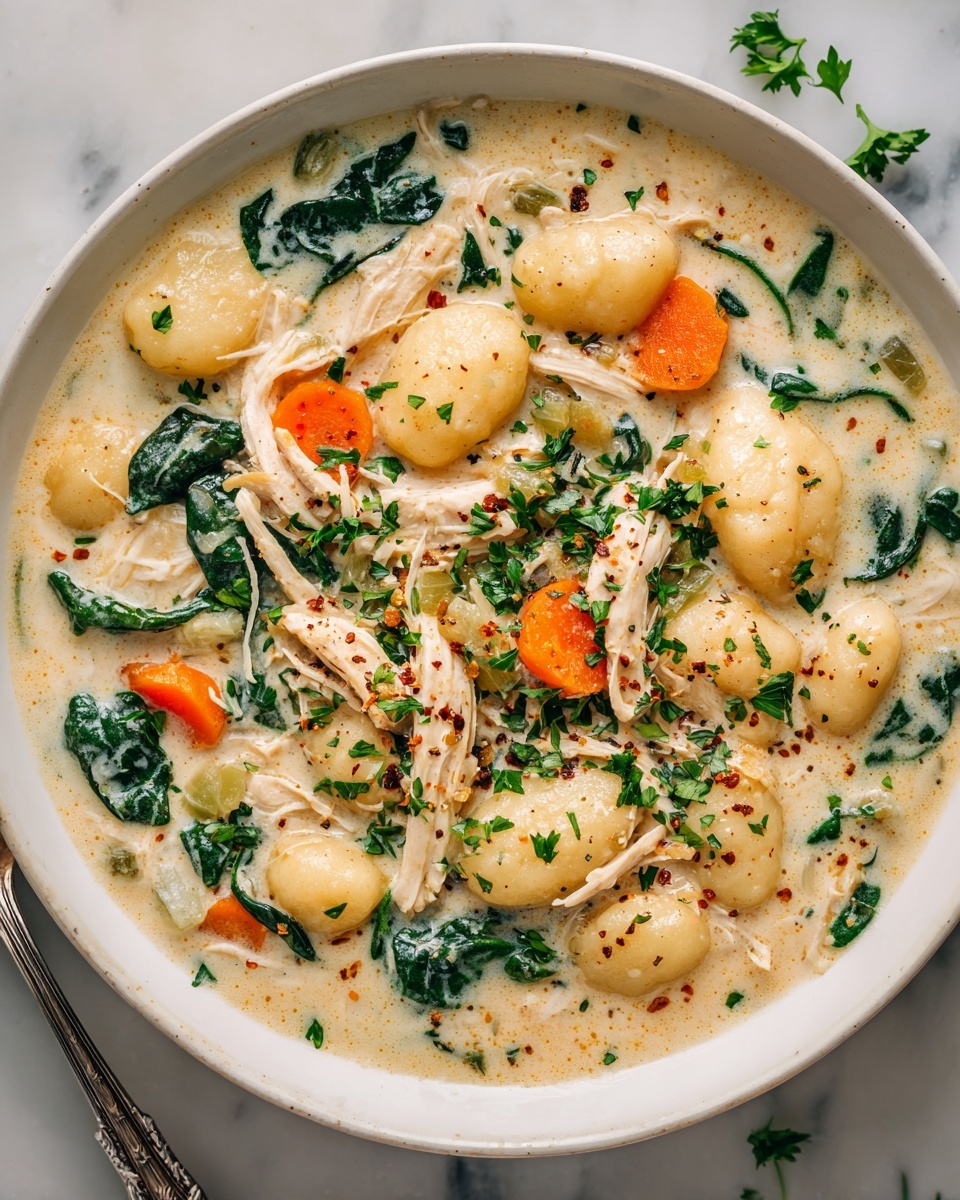 Olive Garden Chicken Gnocchi Soup Recipe - Recipe Image