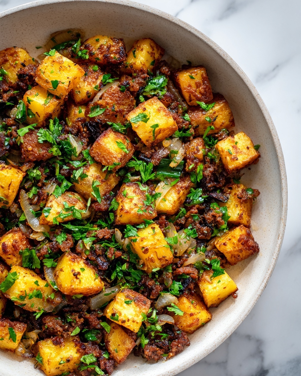 Crispy Potato & Leek Turkey Hash Recipe - Recipe Image