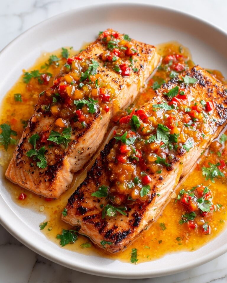 Marry Me Salmon with Sun-Dried Tomatoes and Creamy Parmesan Sauce Recipe