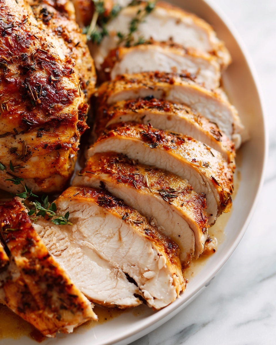 Slow Cooker Turkey Breast with Seasoned Rub and Crispy Skin Recipe - Recipe Image