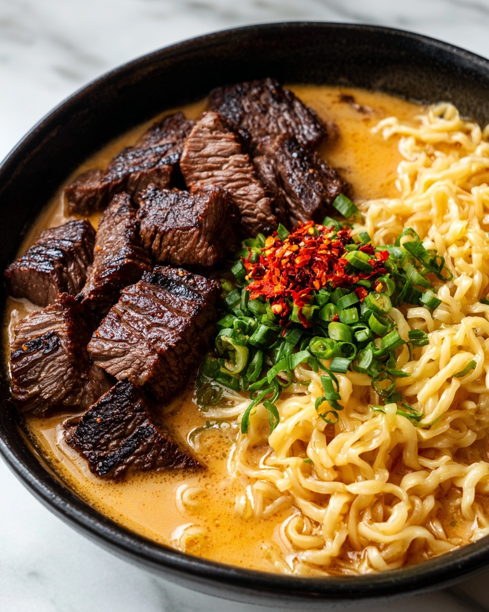 Fiery Chicken Ramen Recipe - Recipe Image