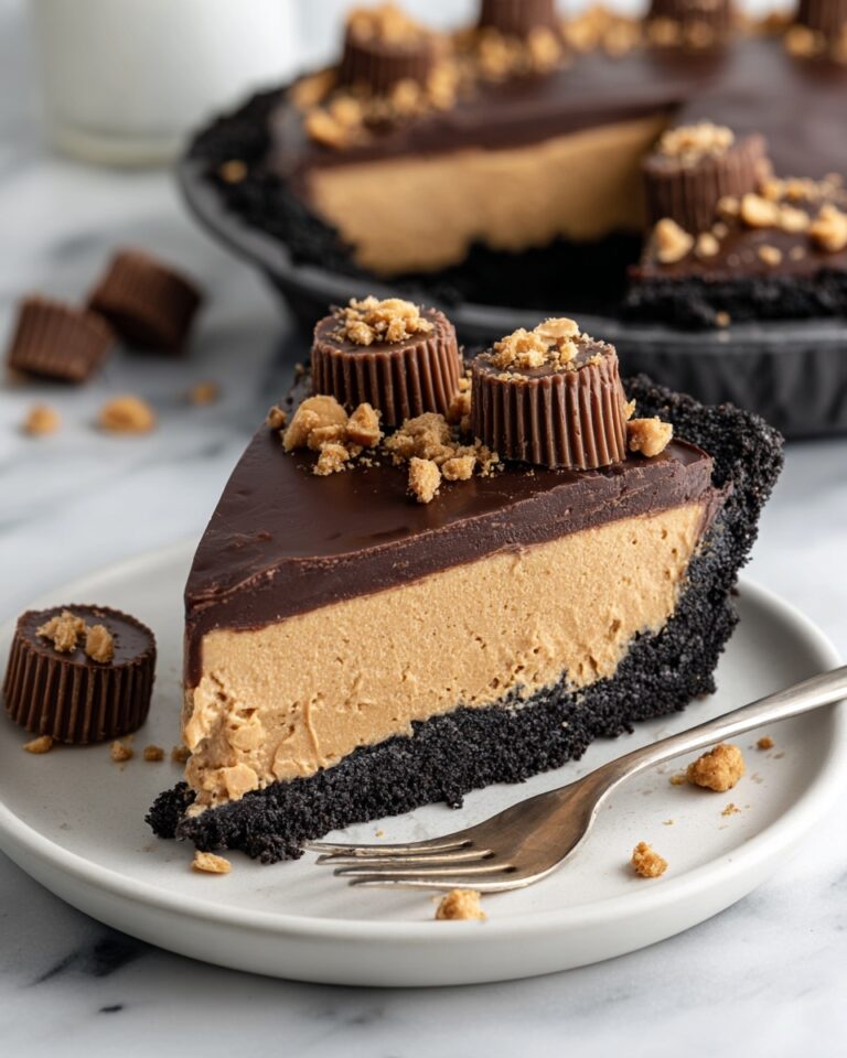 Peanut Butter Cup Chocolate Pie Recipe