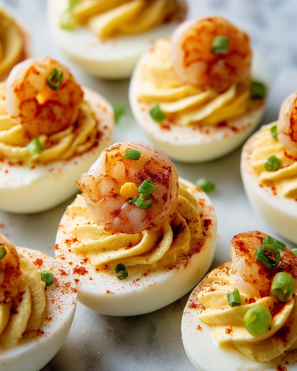 Cajun Shrimp Deviled Eggs Recipe - Recipe Image
