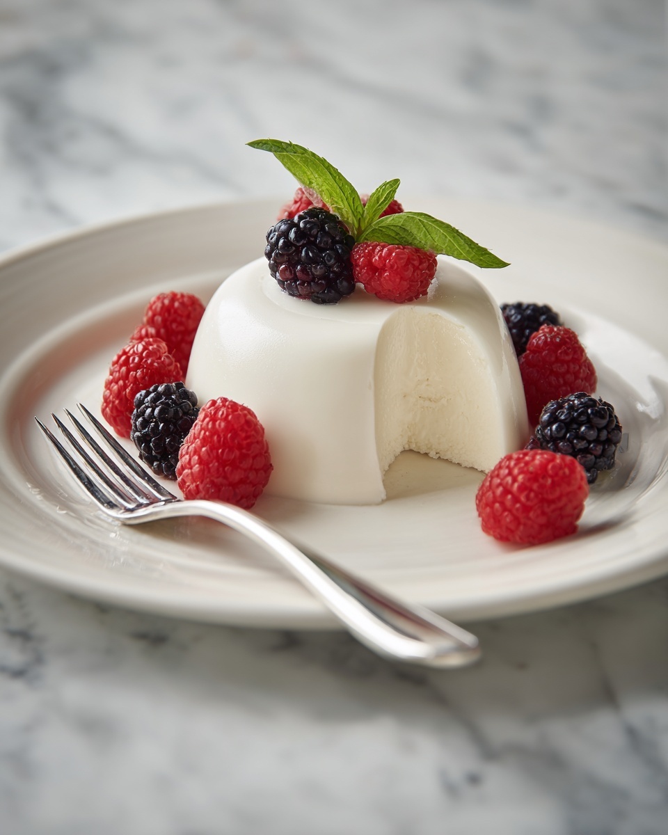 Bavarian Cream and Berries Recipe - Recipe Image
