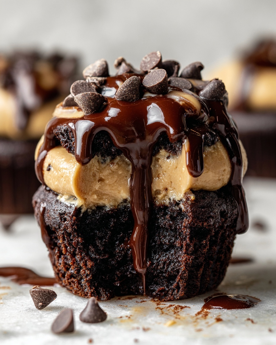 Chocolate Chip Cookie Dough Brownie Bites Recipe - Recipe Image