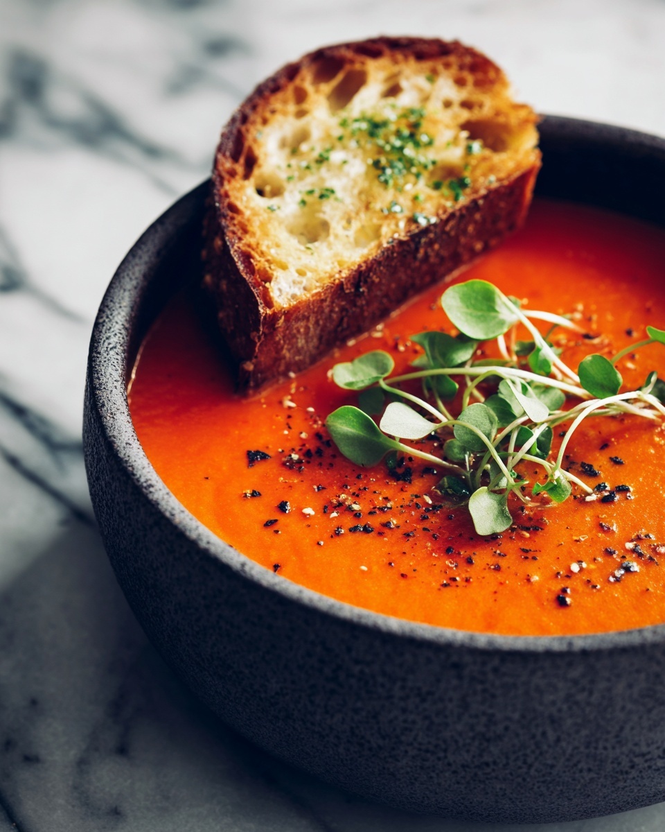 Roasted Tomato Basil Soup Recipe - Recipe Image