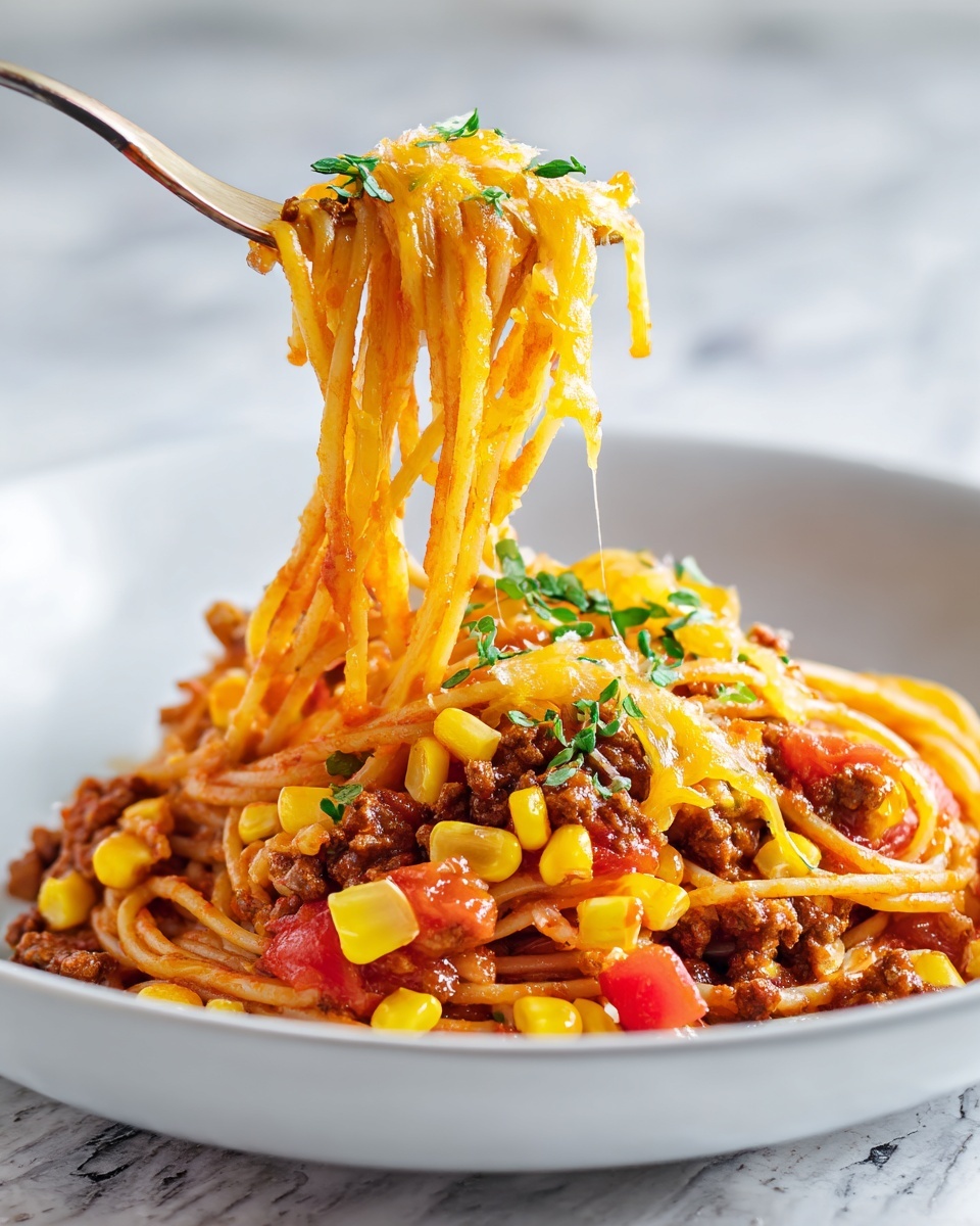 Easy Taco Spaghetti Recipe for a Flavorful Dinner Recipe - Recipe Image