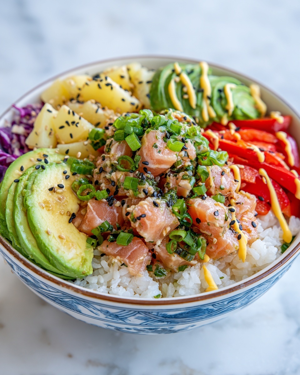Coconut Rice Salmon Bowl Recipe - Recipe Image