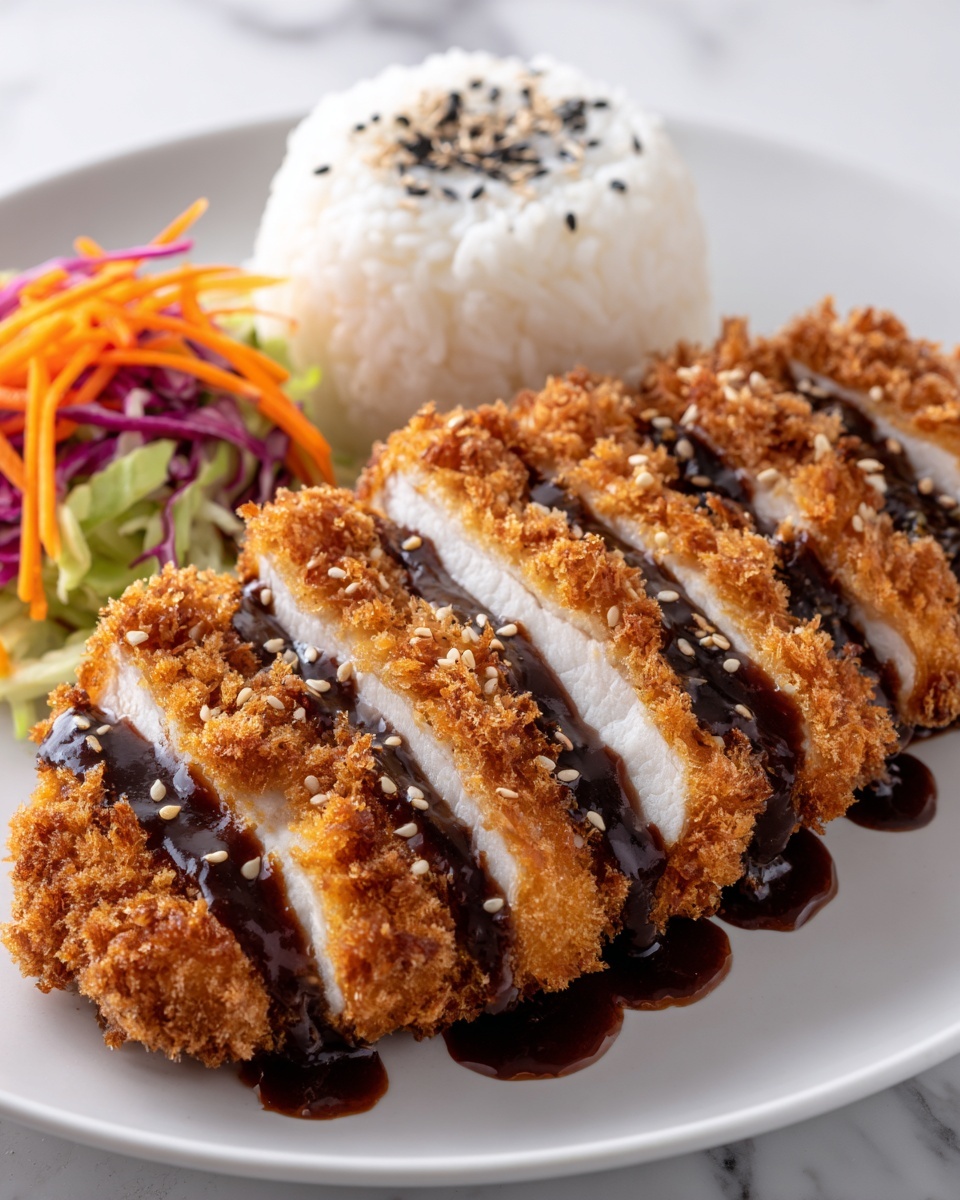 Crispy Chicken Katsu with Delicious Katsu Sauce Recipe - Recipe Image