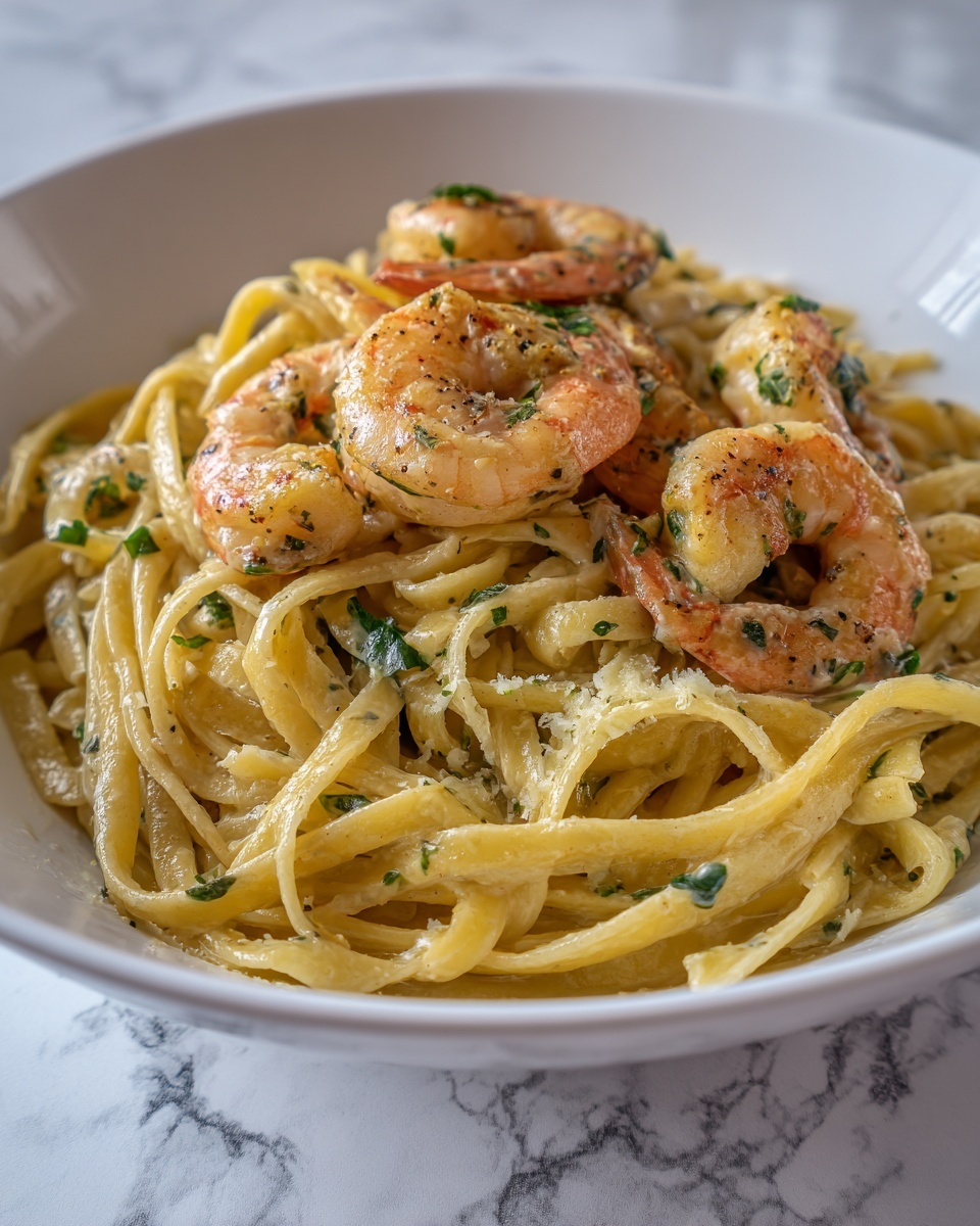 Quick Coconut Shrimp Noodles Recipe - Recipe Image