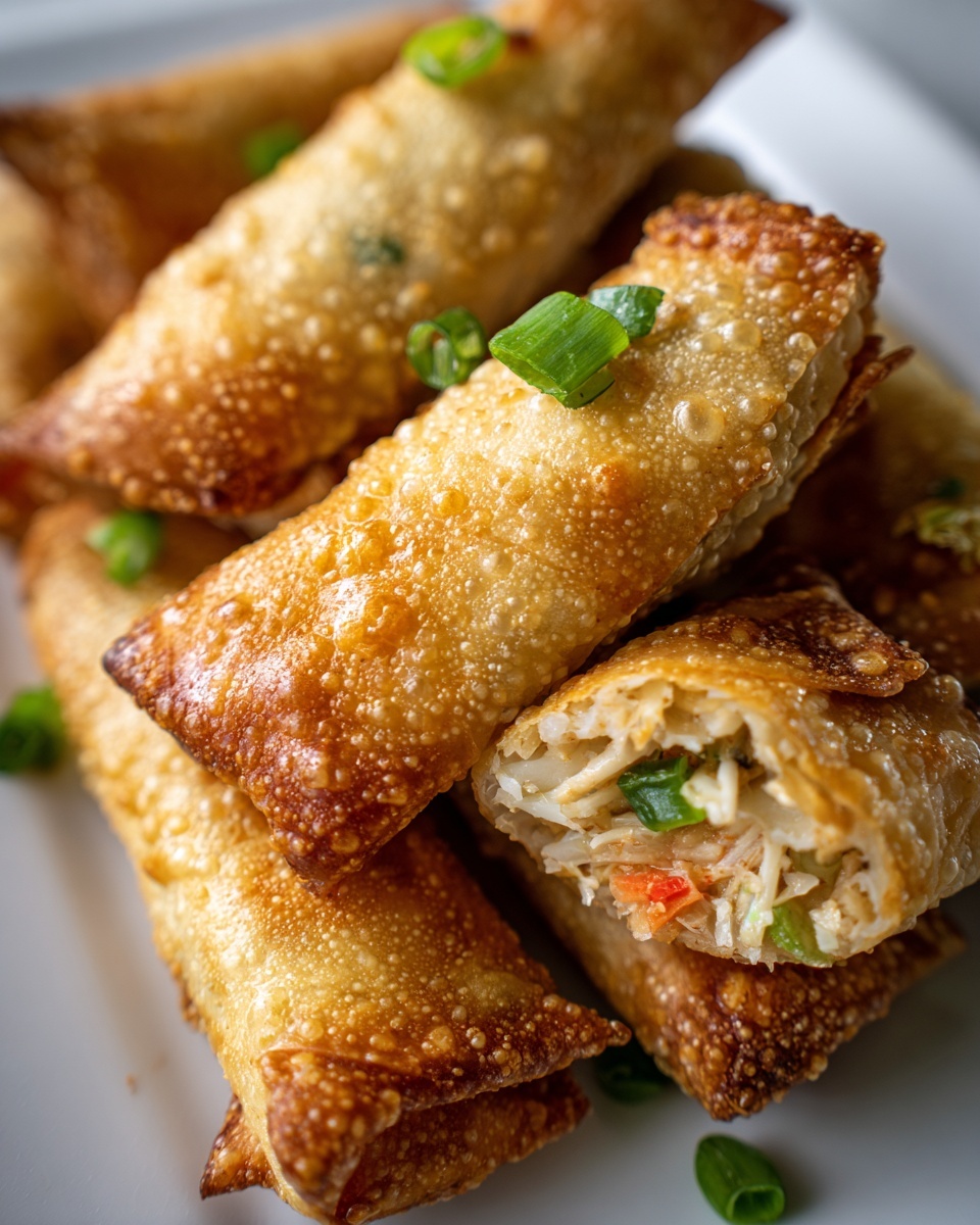 Crab Rangoon Egg Rolls Recipe - Recipe Image