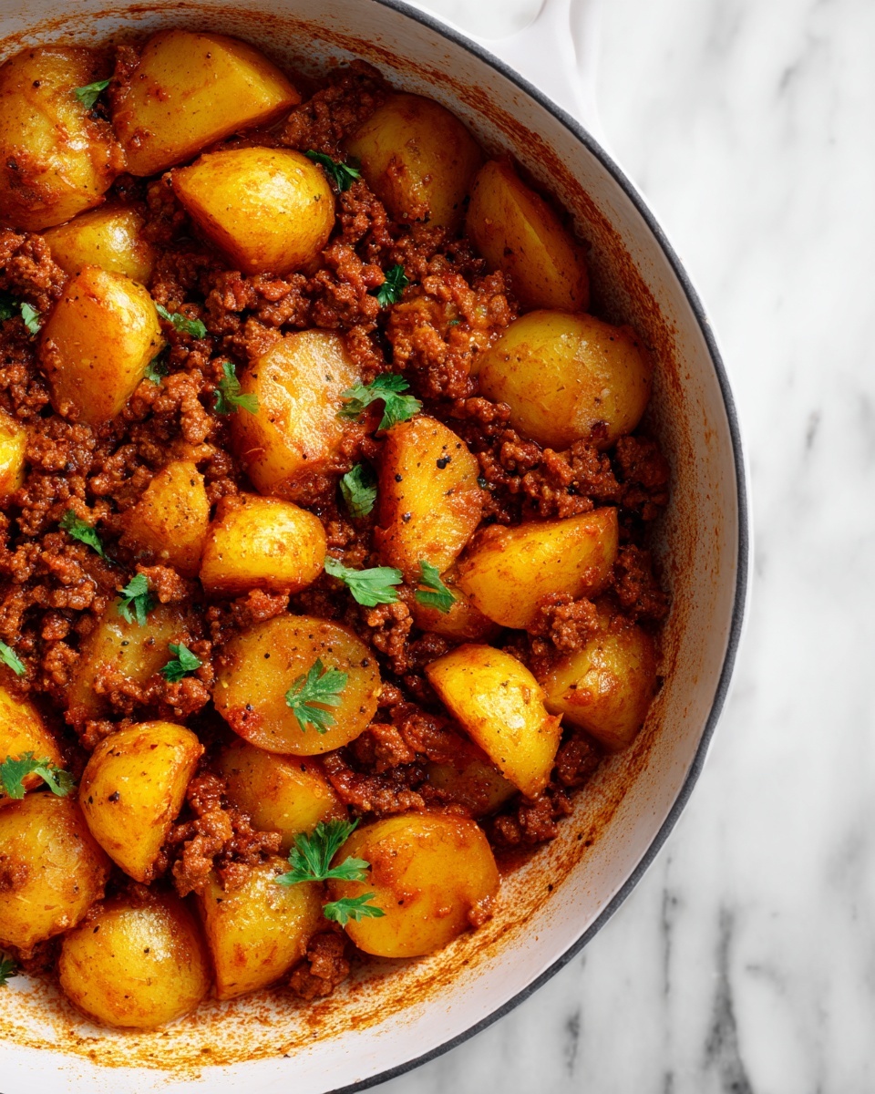 Easy Ground Turkey with Potatoes Recipe - Recipe Image