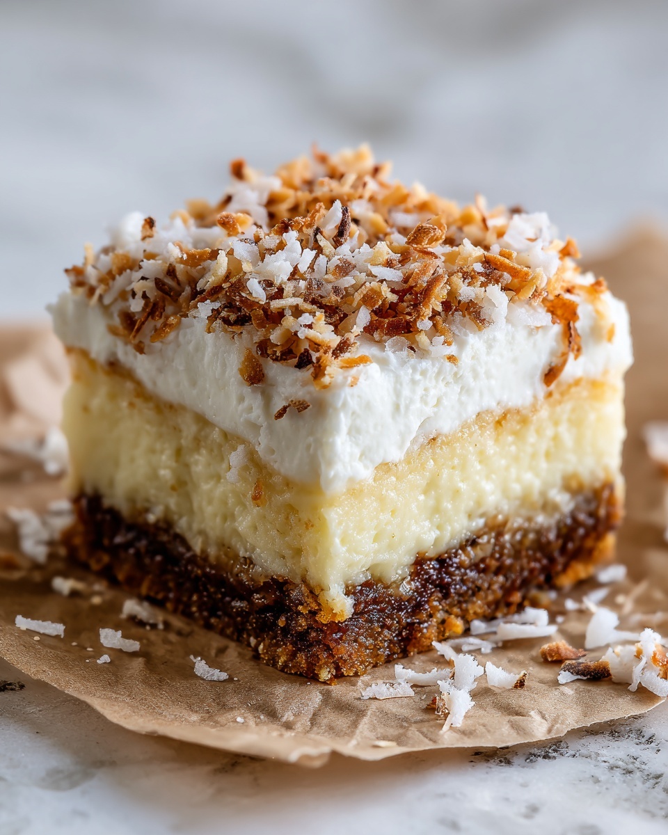 Coconut Cream Bars Recipe - Recipe Image
