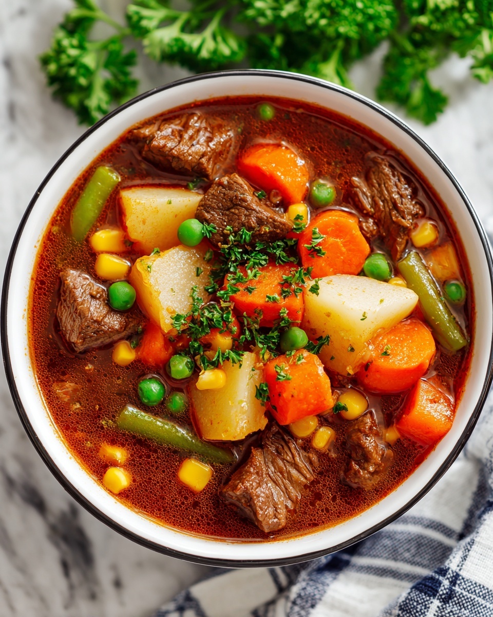 Vegetable Beef Soup Recipe - Recipe Image