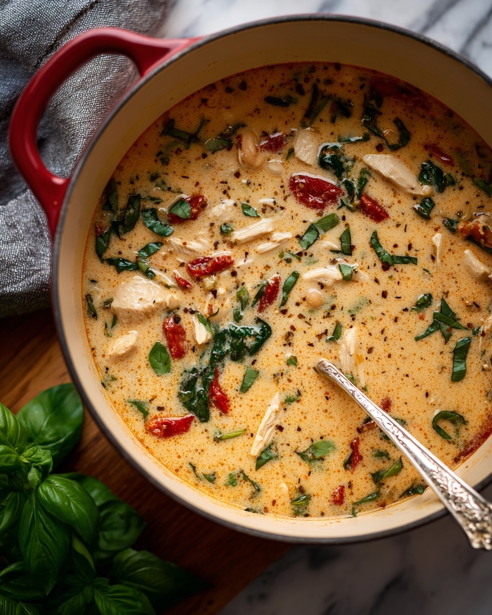 Marry Me Chicken Soup (Tuscan Style) Recipe - Recipe Image