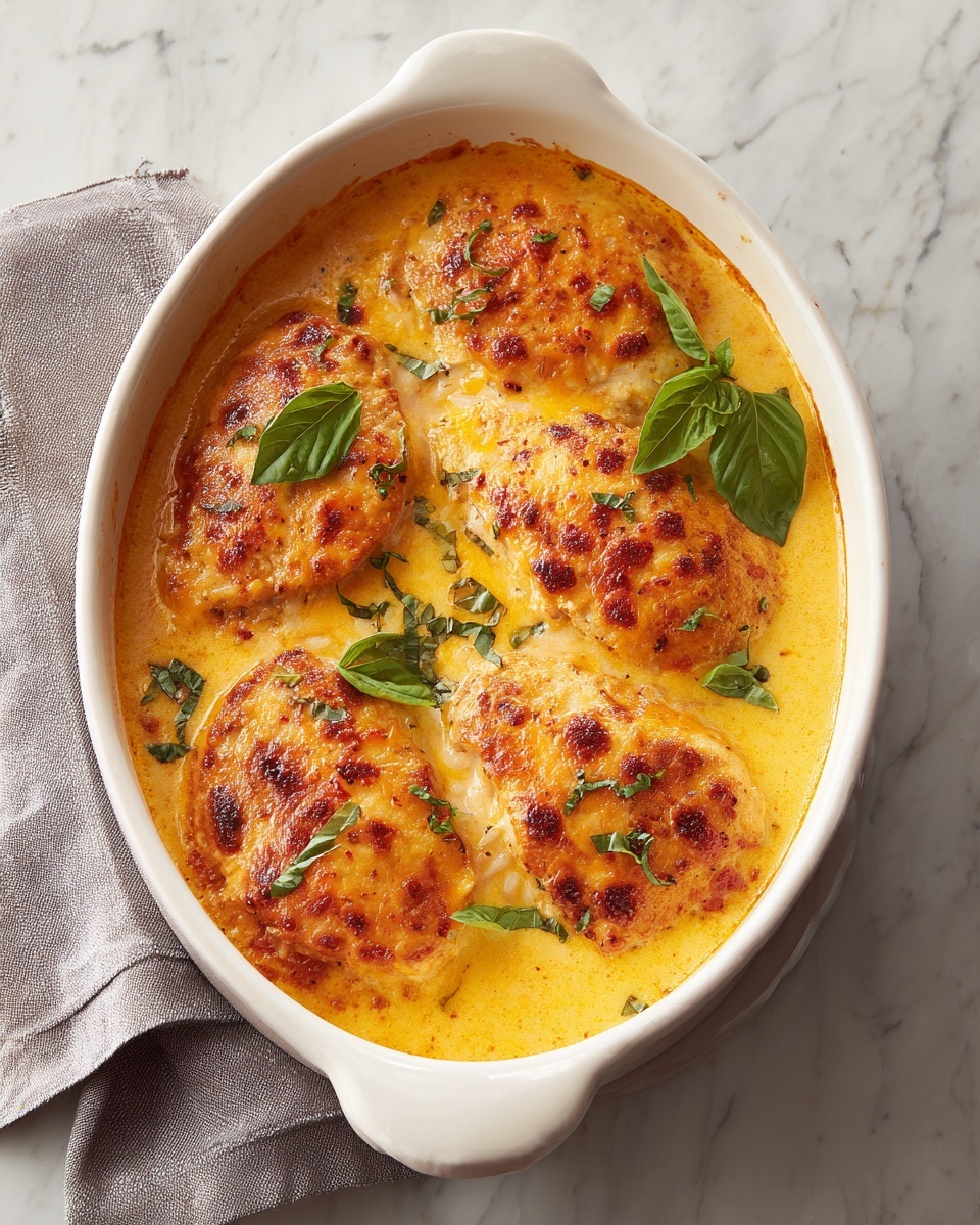 Creamy Chicken and Rice Casserole Recipe - Recipe Image