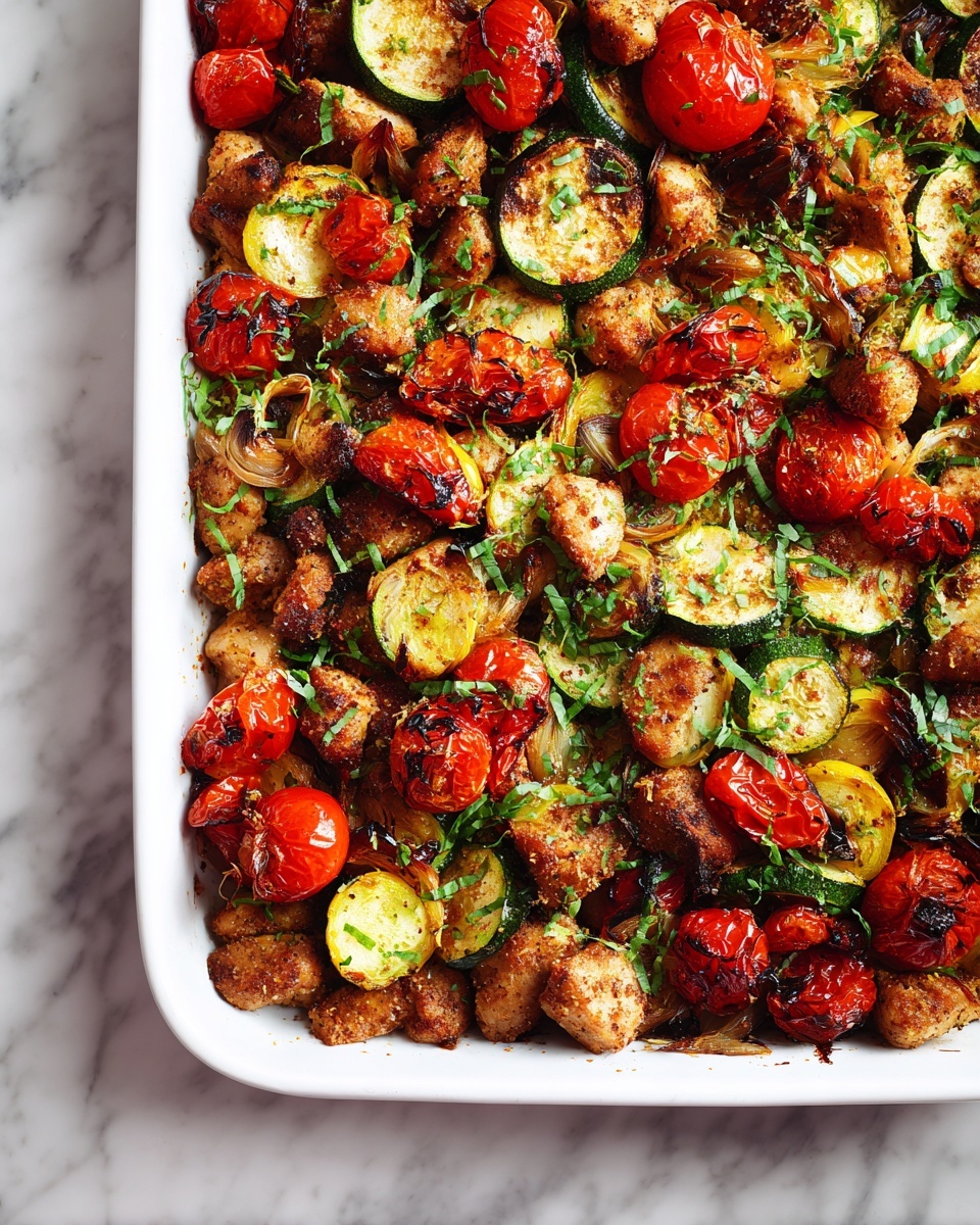 Mediterranean Chicken Zucchini Bake Recipe - Recipe Image