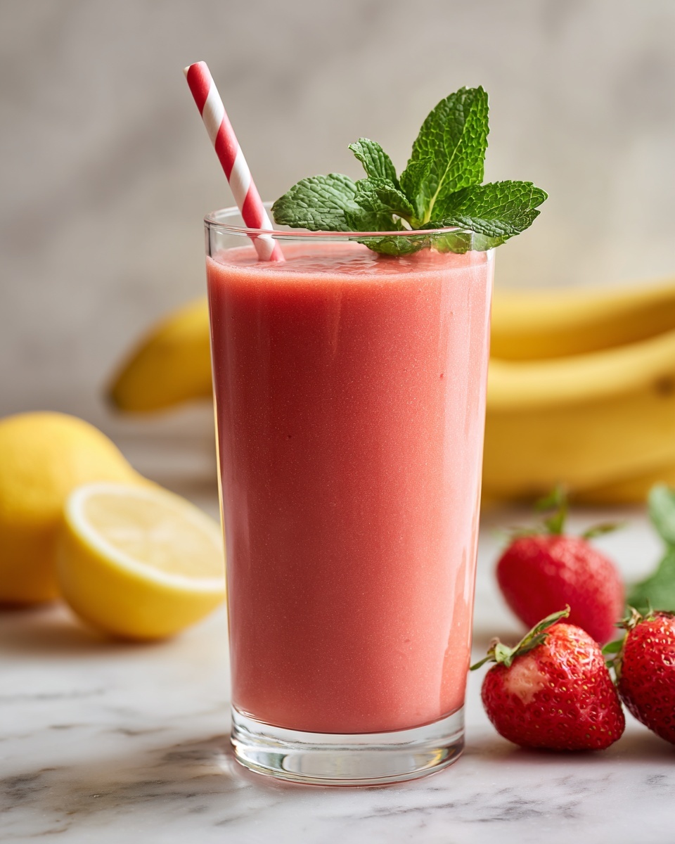 Healthy Berry Spinach Smoothie Recipe - Recipe Image