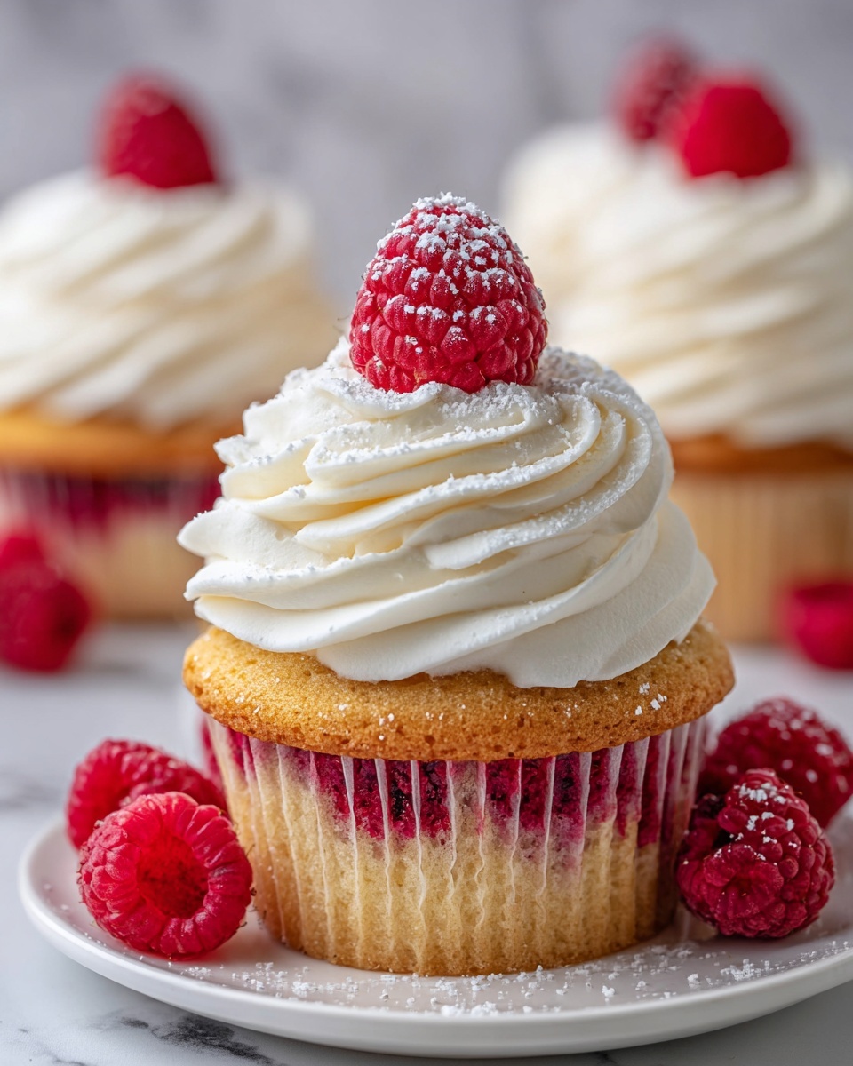 Raspberry Lemon Cupcakes Recipe - Recipe Image