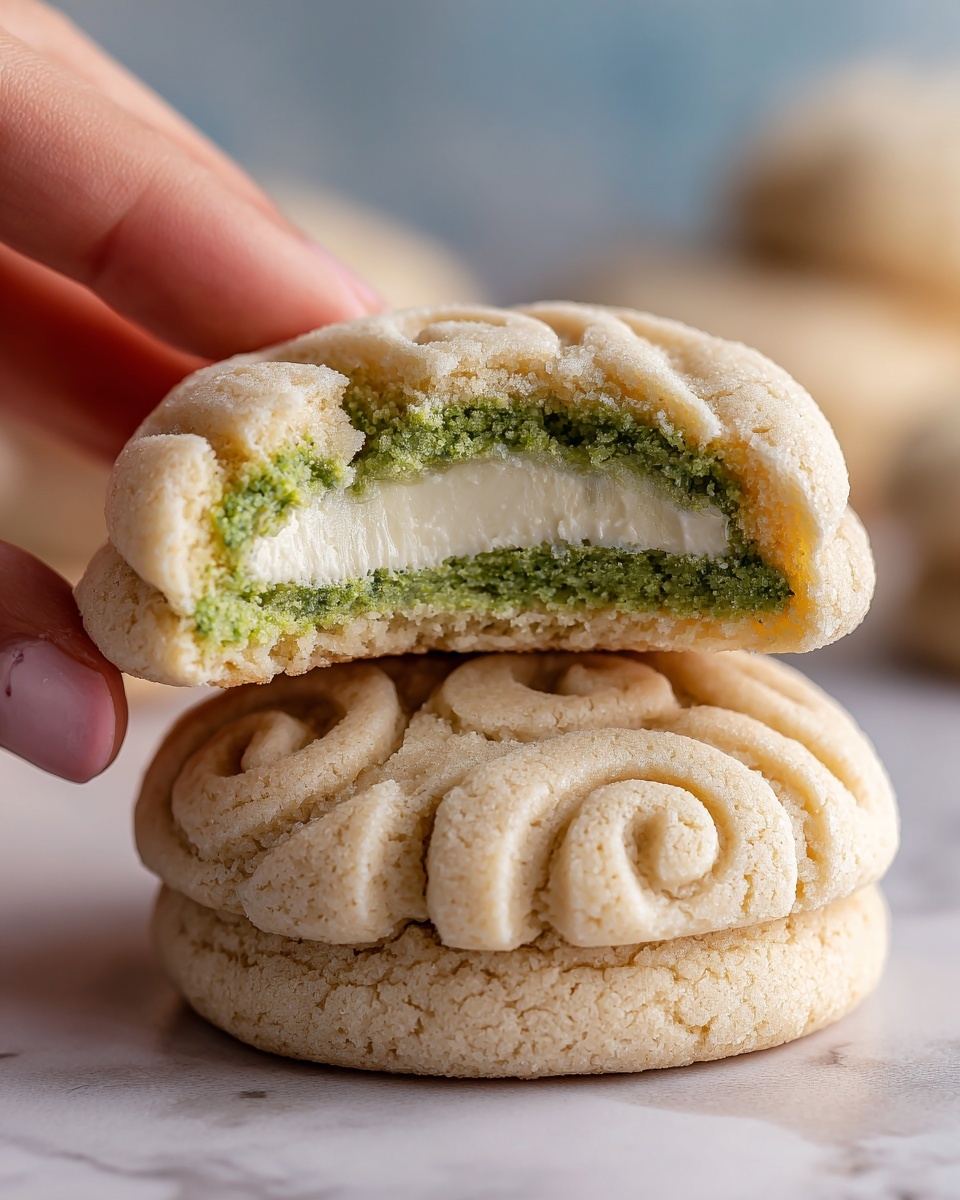 Pistachio Latte Sandwich Cookies Recipe - Recipe Image