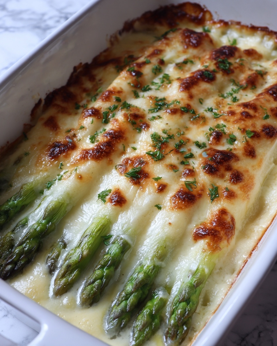 Cheesy Baked Asparagus Recipe - Recipe Image