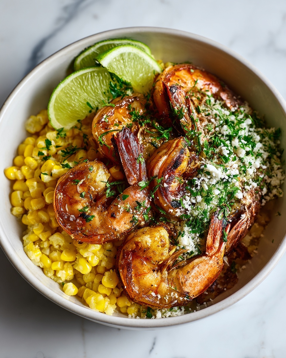 Mexican Street Corn Shrimp Recipe - Recipe Image