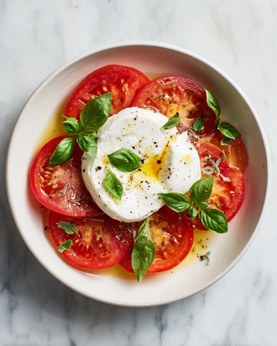 Burrata Caprese Salad Recipe - Recipe Image