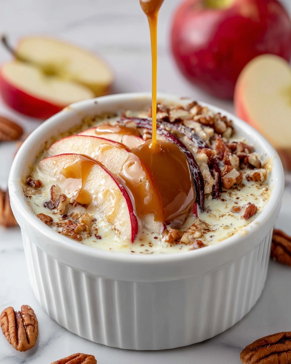 Cream Cheese Caramel Apple Dip with Toffee Bits Recipe - Recipe Image