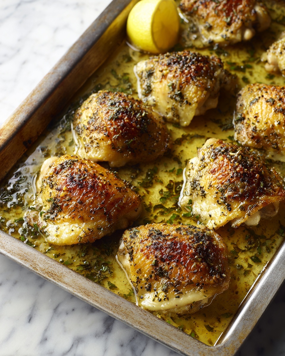Baked Greek Lemon Chicken Recipe - Recipe Image