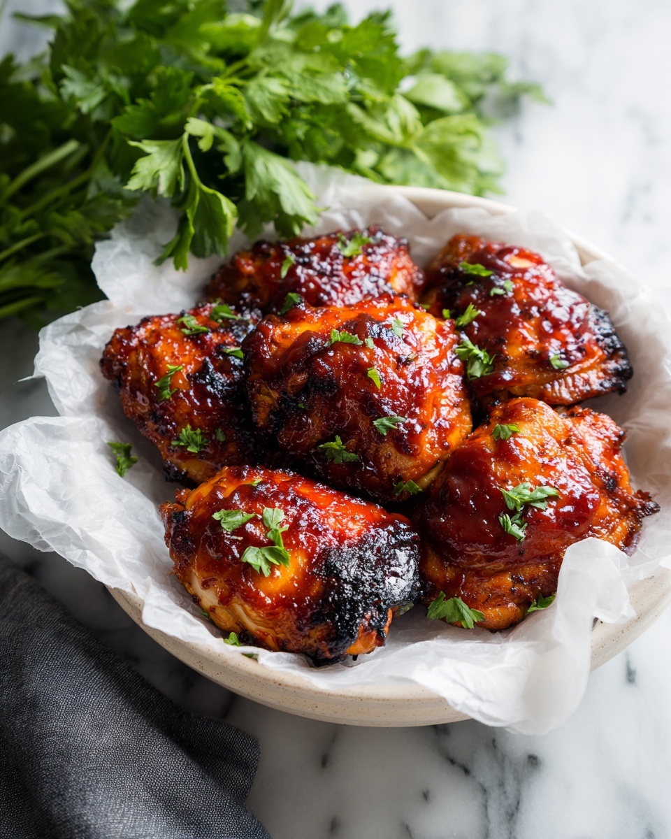 Slow Cooker BBQ Chicken Thighs Recipe - Recipe Image