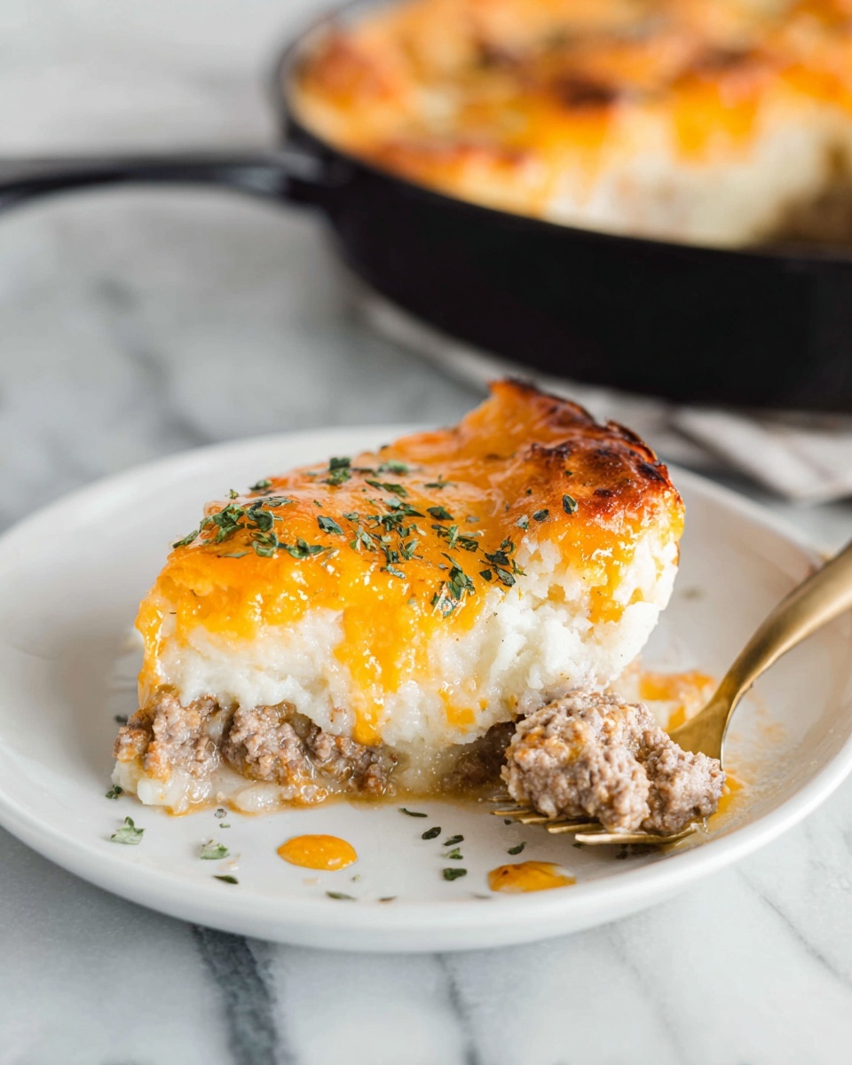 Cheddar Bay Ground Beef Cobbler Recipe - Recipe Image