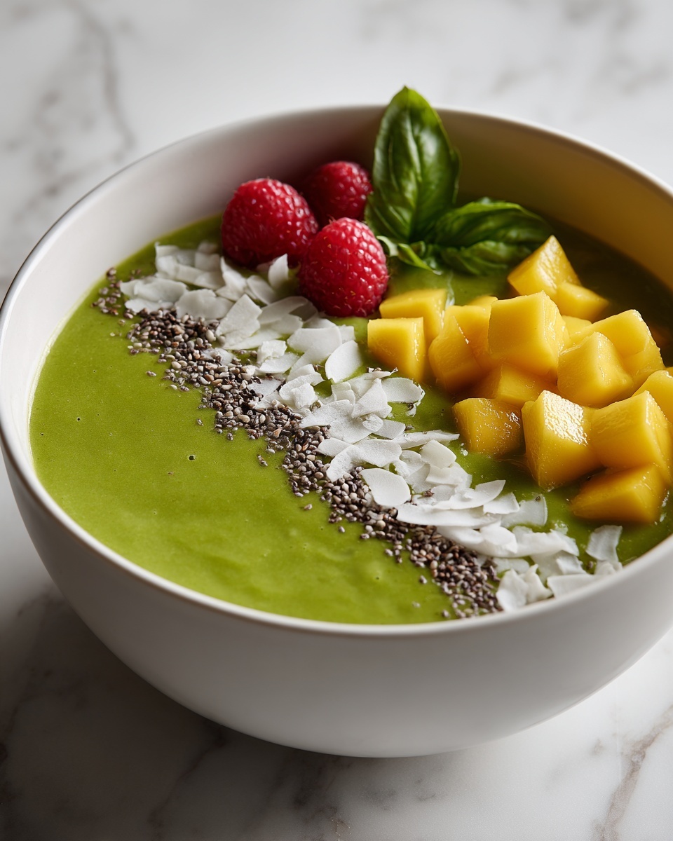 Green Mango Smoothie Bowl Recipe - Recipe Image