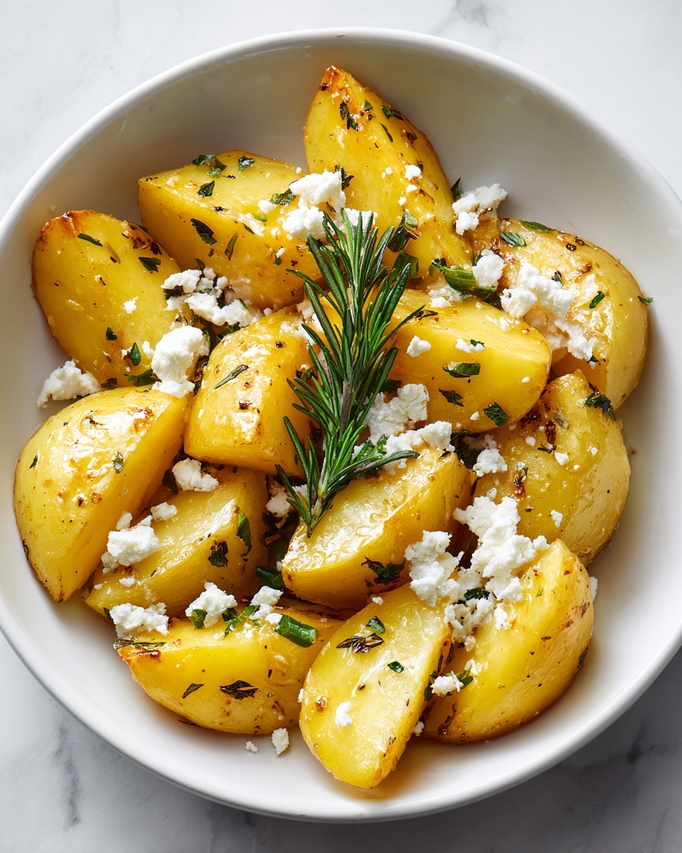 Baked Feta Potatoes Recipe - Recipe Image