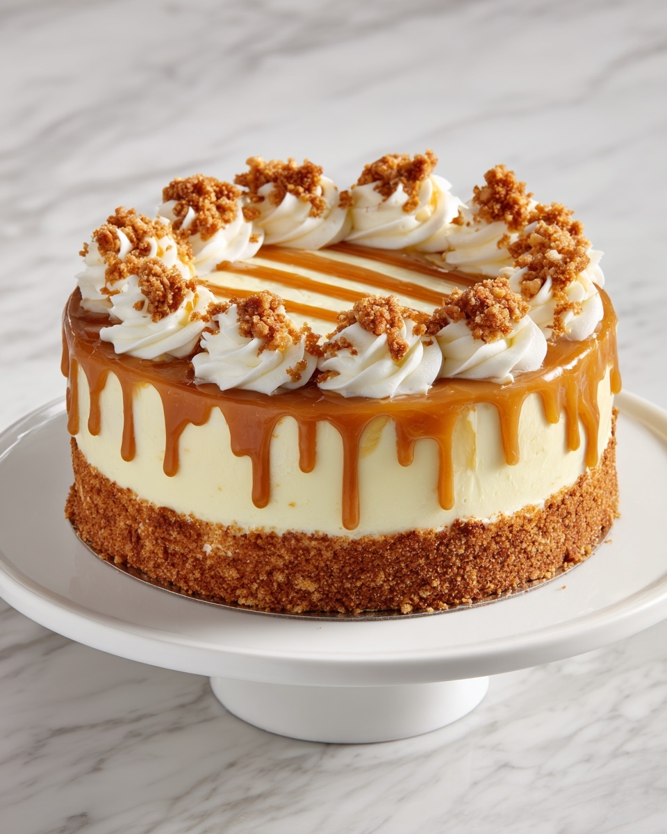Caramel Crunch Cake Recipe - Recipe Image