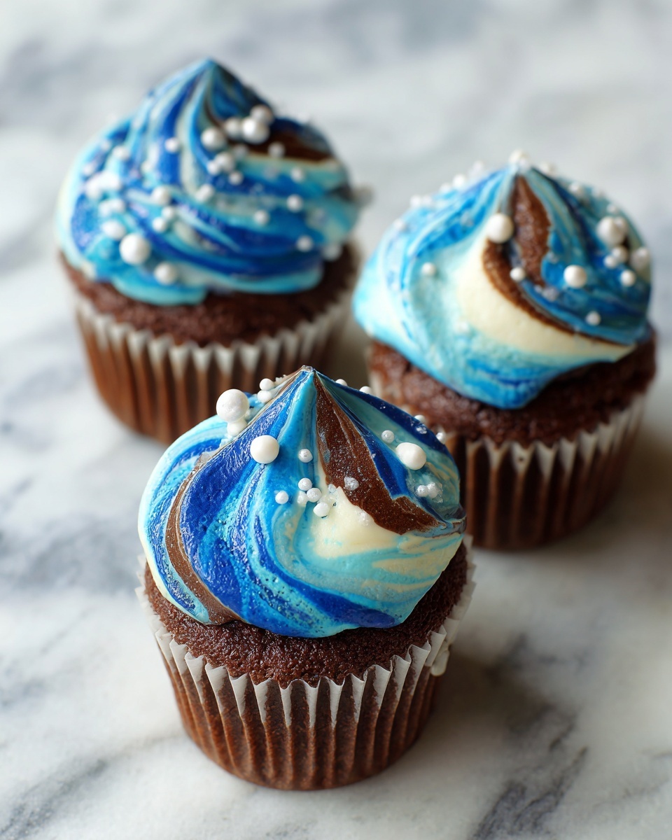 Blue Velvet Cupcakes Recipe - Recipe Image
