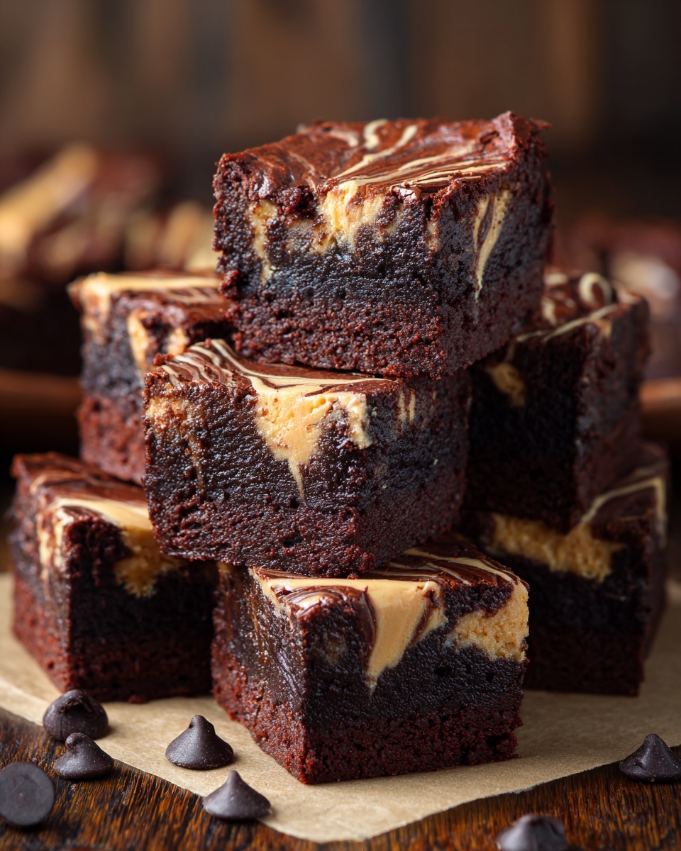 Peanut Butter Brownies with a Healthy Twist Recipe - Recipe Image