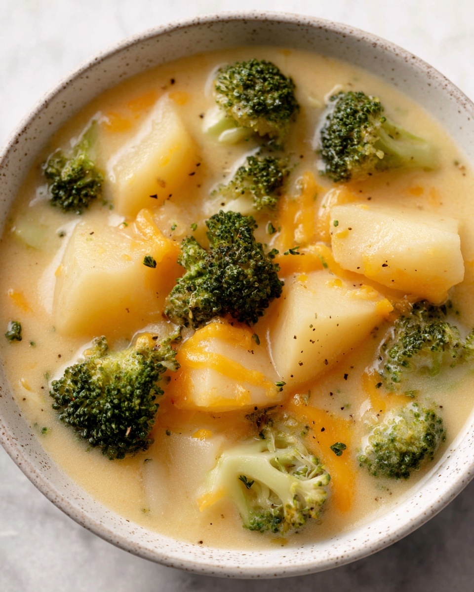 Broccoli Potato Cheese Soup Recipe - Recipe Image