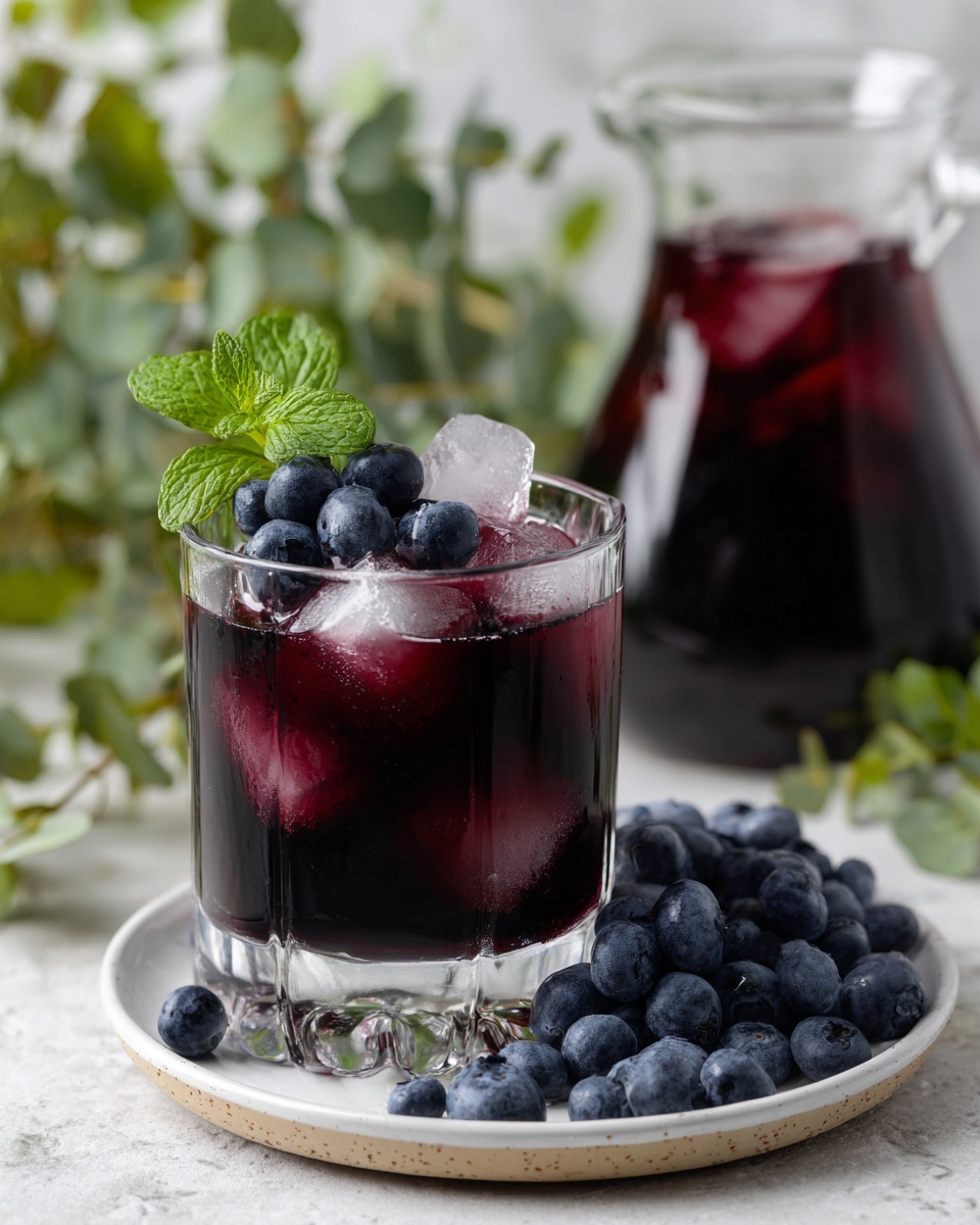 Blueberry Iced Tea Recipe - Recipe Image