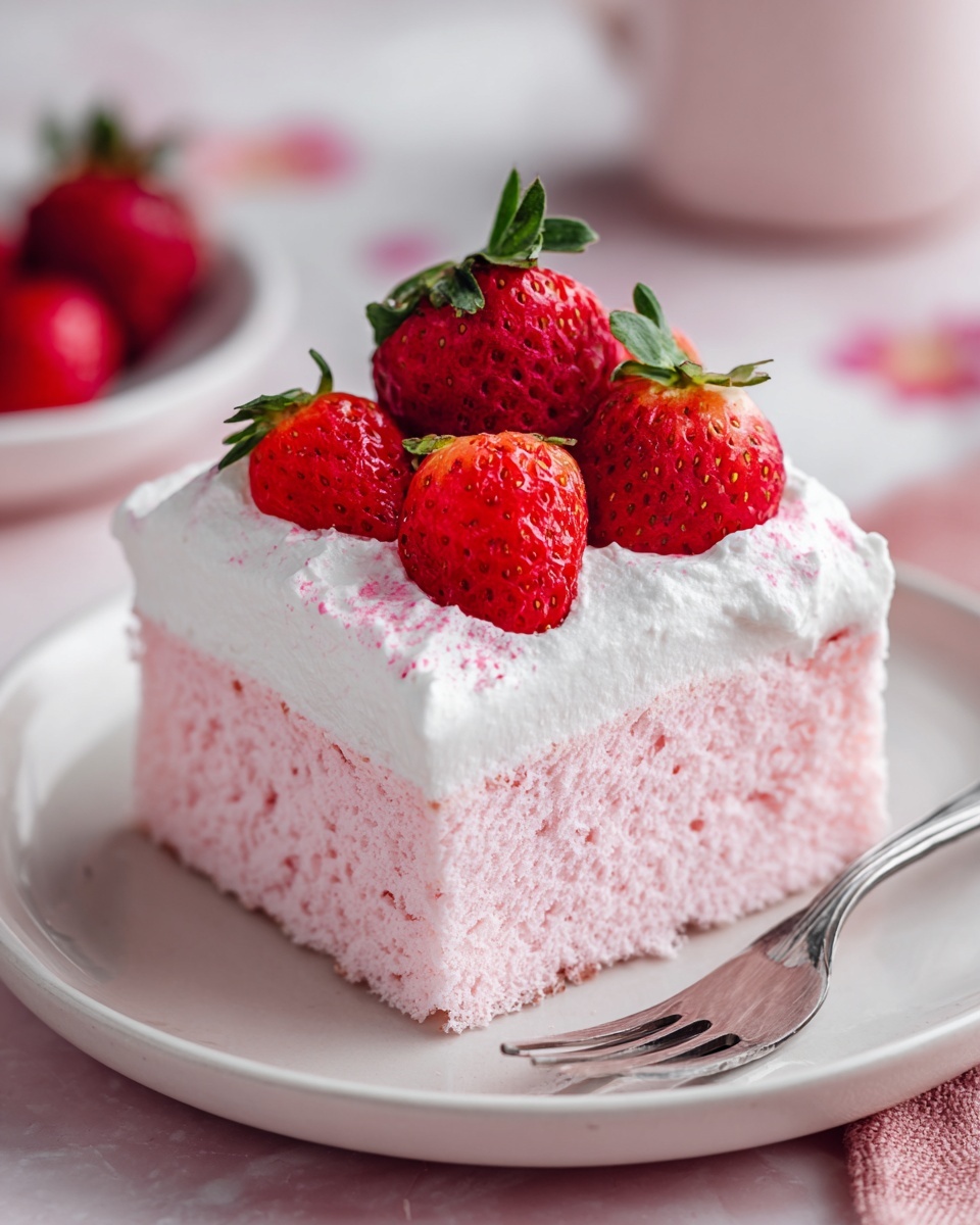 Strawberry Cloud Cake Recipe - Recipe Image