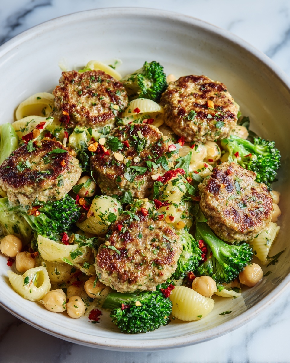 One Pot Orecchiette with Sausage and Broccoli Recipe - Recipe Image