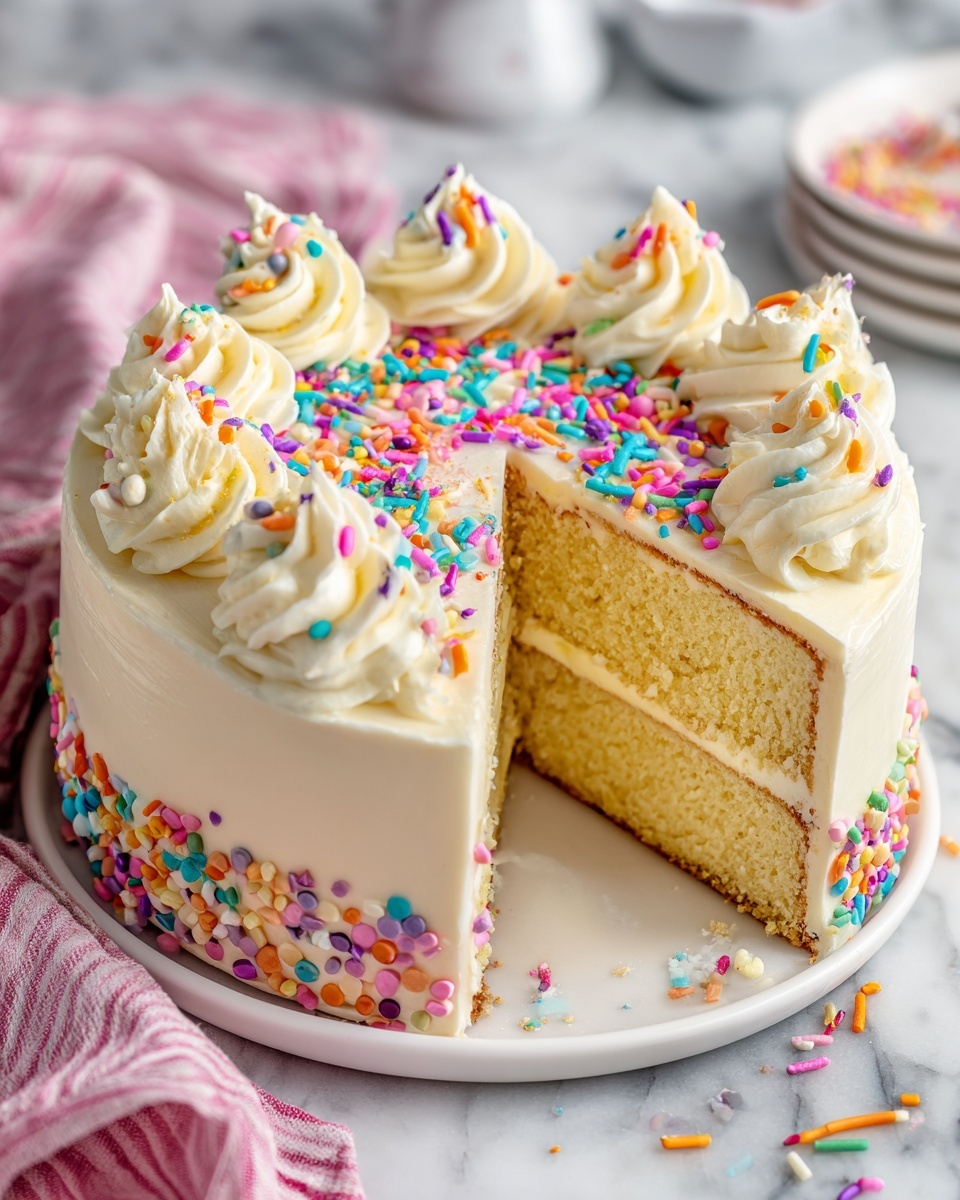 Homemade Vanilla Cake Recipe - Recipe Image