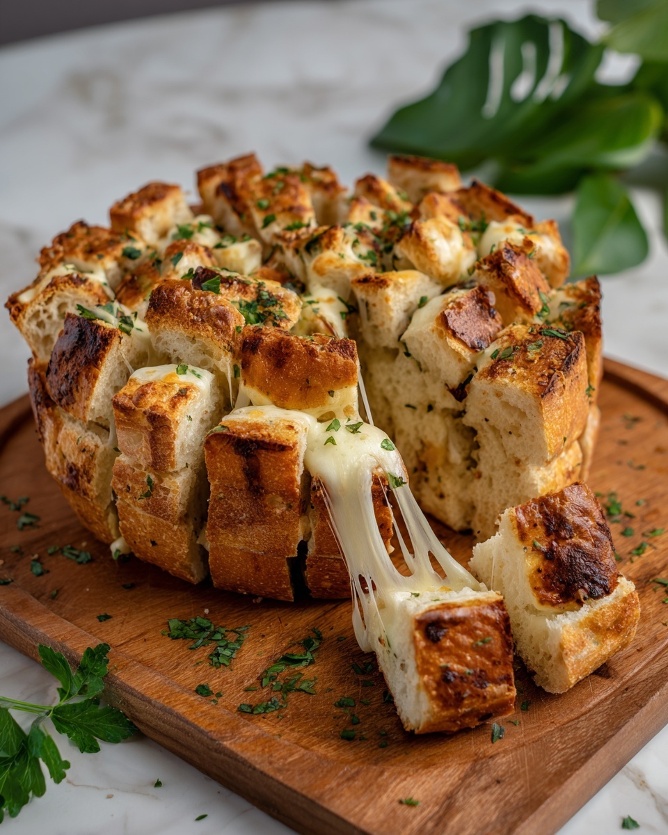 Cheesy Christmas Tree Bread Recipe - Recipe Image