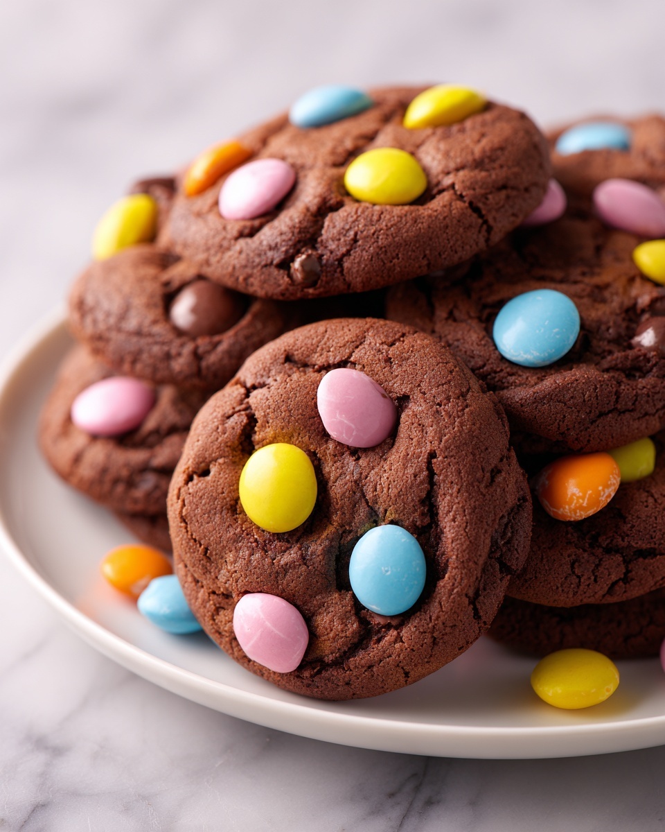 Easter Egg Brownie Cookies Recipe - Recipe Image